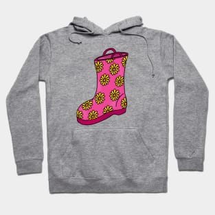 Daisy Rain Boot Hoodie